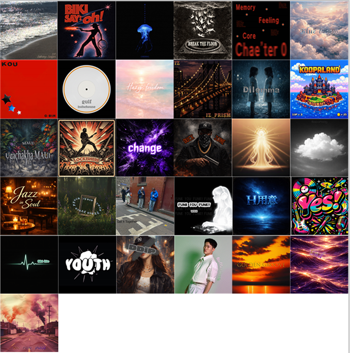 [2025 캡스톤 디자인 앨범 커버 모음]